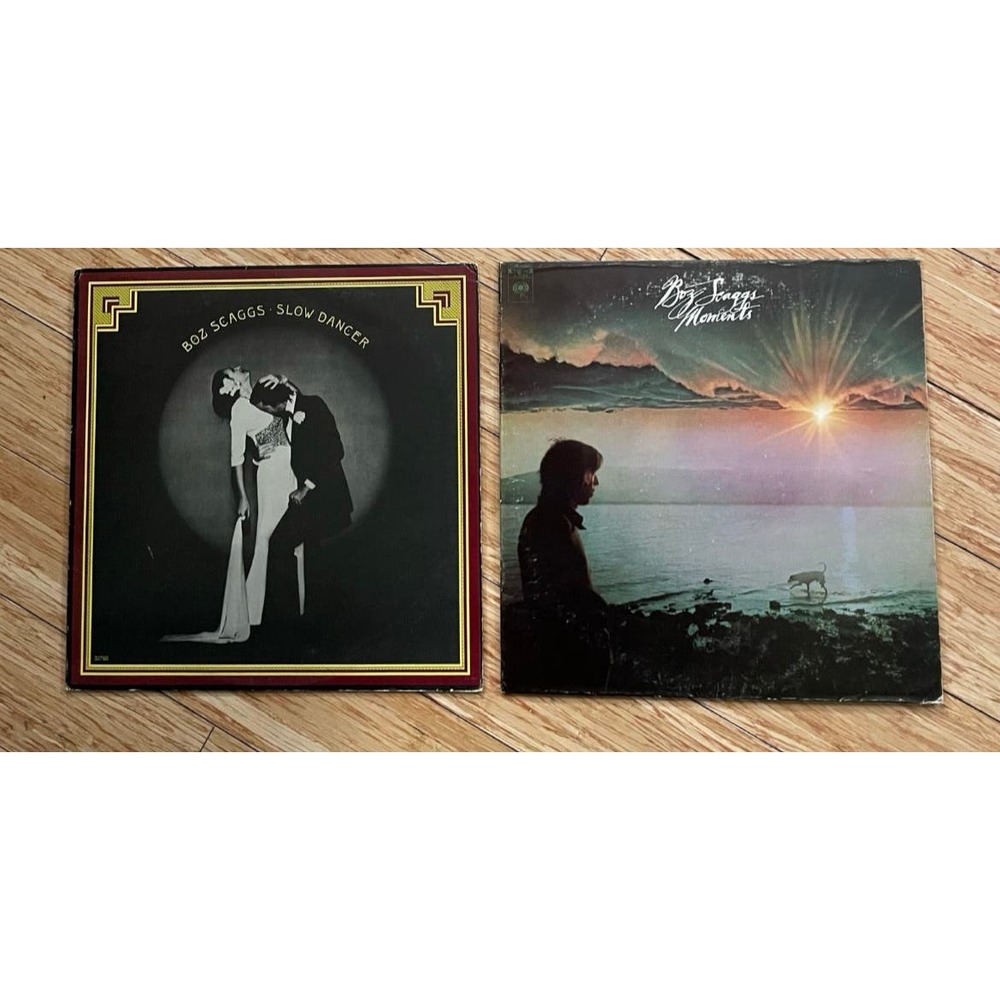 Lot of 2 Boz Scaggs LPs vintage vinyl records yacht rock pop